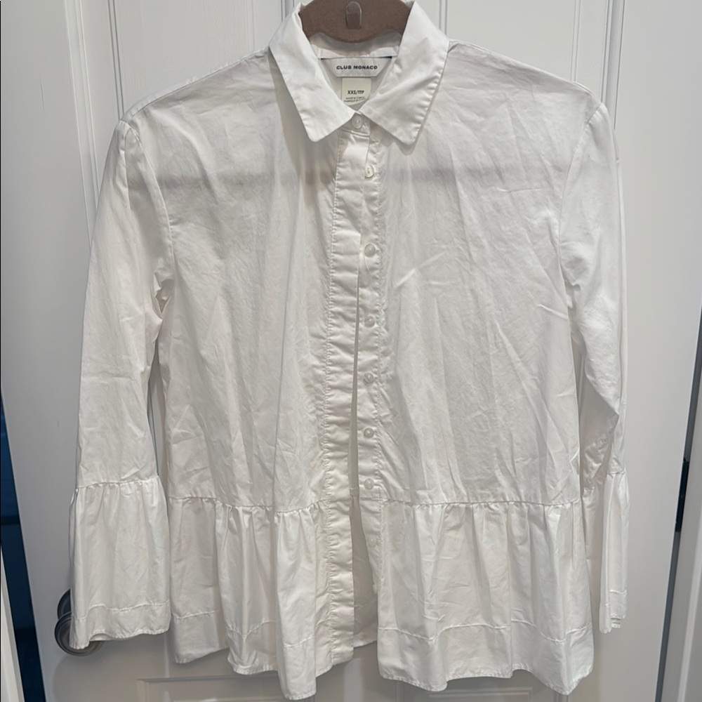 Club Monaco Crisp White Shirt